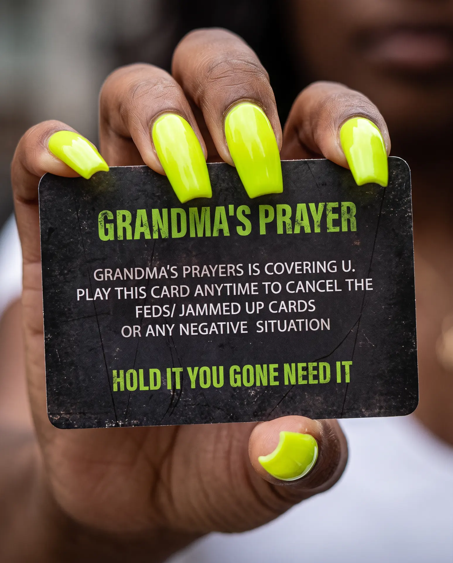Grandma's Prayer game card